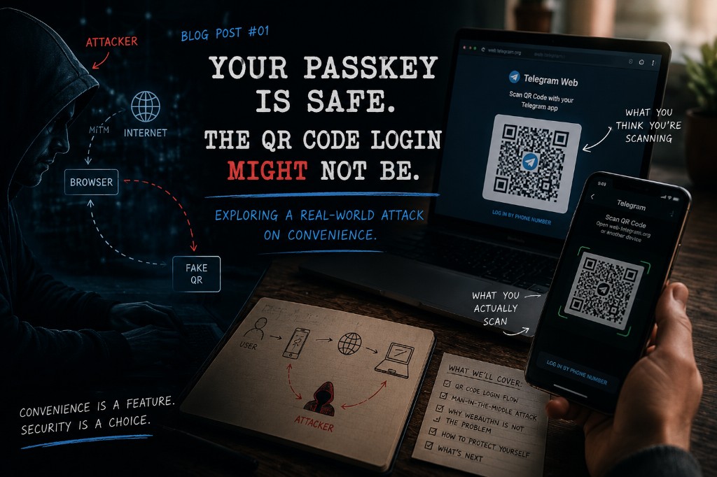 QR code login on Telegram Web — exploring a real-world attack on convenience